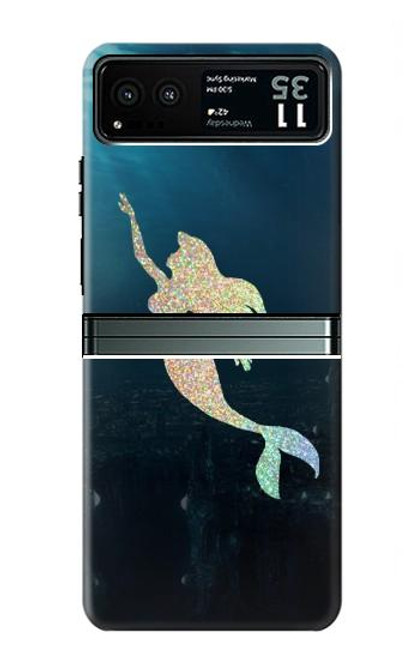 W3250 Mermaid Undersea Hard Case and Leather Flip Case For Motorola Razr 40