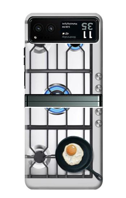 W3928 Cooking Kitchen Graphic Hard Case and Leather Flip Case For Motorola Razr 40