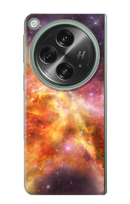 W1963 Nebula Rainbow Space Hard Case and Leather Flip Case For OnePlus OPEN