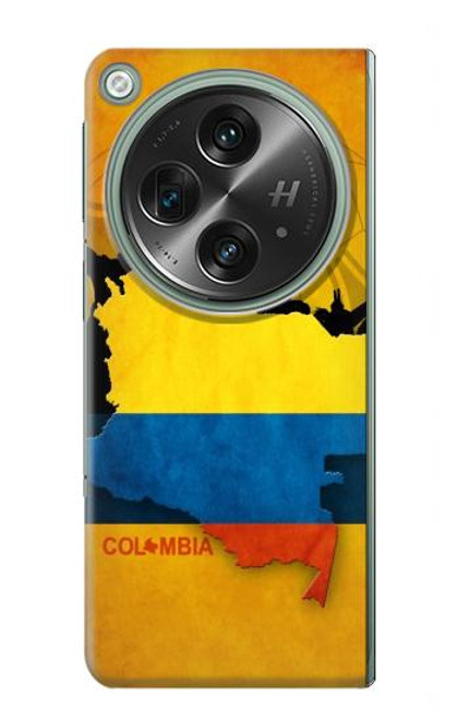 W2996 Colombia Football Soccer Hard Case and Leather Flip Case For OnePlus OPEN