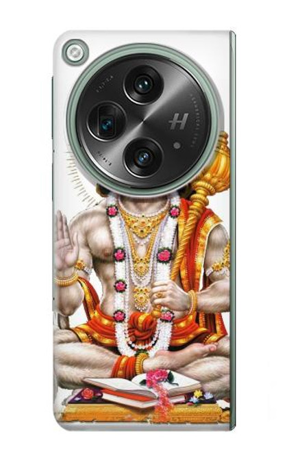 W3186 Lord Hanuman Chalisa Hindi Hindu Hard Case and Leather Flip Case For OnePlus OPEN