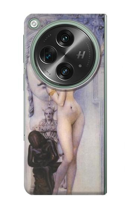 W3353 Gustav Klimt Allegory of Sculpture Hard Case and Leather Flip Case For OnePlus OPEN