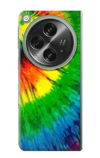 W3422 Tie Dye Hard Case and Leather Flip Case For OnePlus OPEN