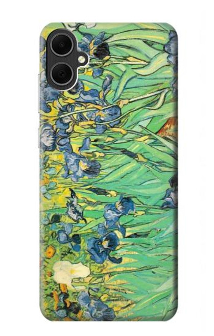 W0210 Van Gogh Irises Hard Case and Leather Flip Case For Samsung Galaxy A05