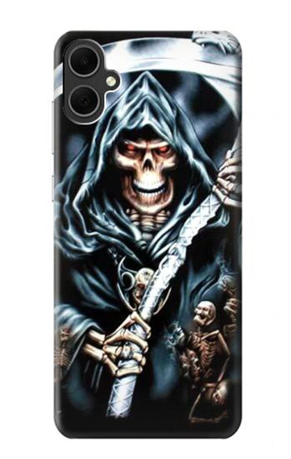 W0295 Grim Reaper Hard Case and Leather Flip Case For Samsung Galaxy A05