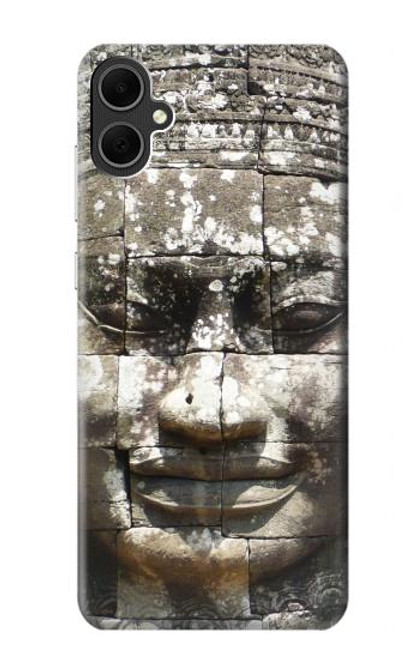 W0314 Ancient Cambodian Buddhism Hard Case and Leather Flip Case For Samsung Galaxy A05