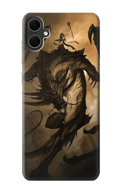 W0388 Dragon Rider Hard Case and Leather Flip Case For Samsung Galaxy A05