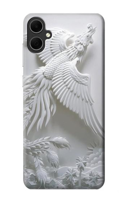 W0516 Phoenix Carving Hard Case and Leather Flip Case For Samsung Galaxy A05