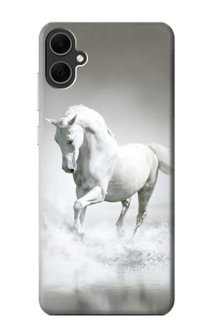 W0932 White Horse Hard Case and Leather Flip Case For Samsung Galaxy A05