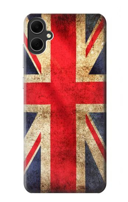 W2303 British UK Vintage Flag Hard Case and Leather Flip Case For Samsung Galaxy A05