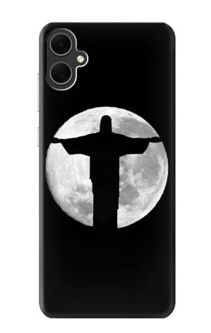 W2511 Jesus Statue Christ Rio de Janeiro Hard Case and Leather Flip Case For Samsung Galaxy A05