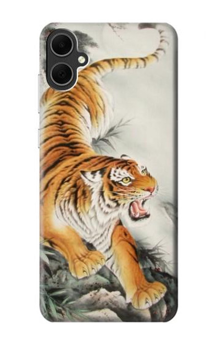 W2751 Chinese Tiger Brush Painting Hard Case and Leather Flip Case For Samsung Galaxy A05