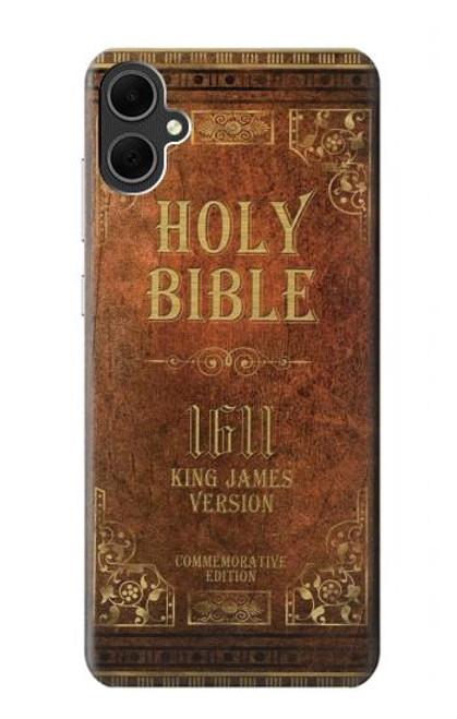 W2890 Holy Bible 1611 King James Version Hard Case and Leather Flip Case For Samsung Galaxy A05