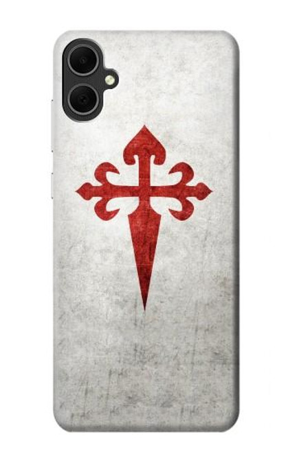 W3200 Order of Santiago Cross of Saint James Hard Case and Leather Flip Case For Samsung Galaxy A05