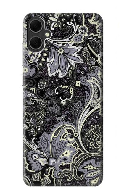 W3251 Batik Flower Pattern Hard Case and Leather Flip Case For Samsung Galaxy A05