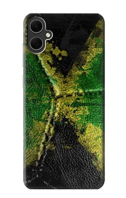 W3319 Jamaica Flag Vintage Football Graphic Hard Case and Leather Flip Case For Samsung Galaxy A05