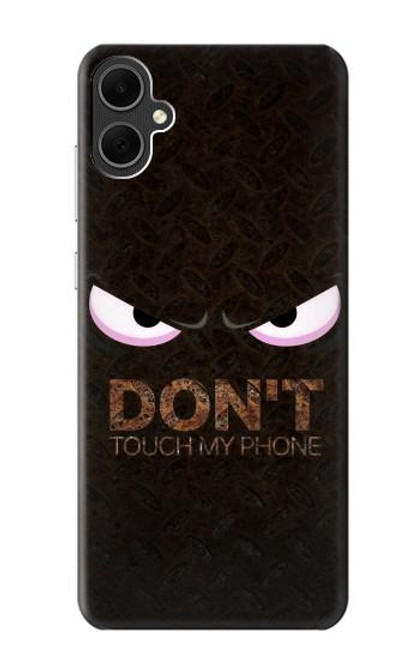 W3412 Do Not Touch My Phone Hard Case and Leather Flip Case For Samsung Galaxy A05