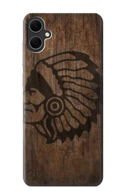 W3443 Indian Head Hard Case and Leather Flip Case For Samsung Galaxy A05