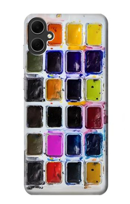 W3956 Watercolor Palette Box Graphic Hard Case and Leather Flip Case For Samsung Galaxy A05