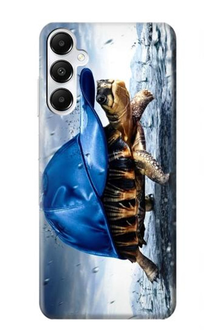 W0084 Turtle in the Rain Hard Case and Leather Flip Case For Samsung Galaxy A05s