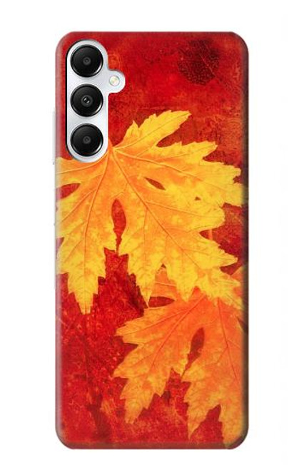 W0479 Maple Leaf Hard Case and Leather Flip Case For Samsung Galaxy A05s