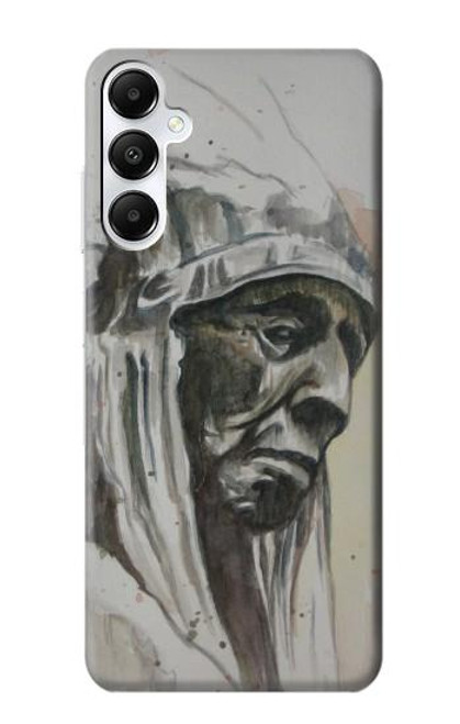 W0792 Indian Chief Hard Case and Leather Flip Case For Samsung Galaxy A05s