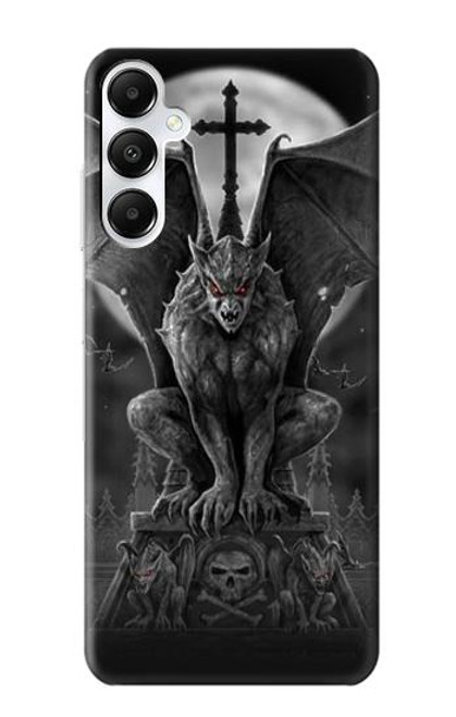 W0850 Gargoyle Devil Demon Hard Case and Leather Flip Case For Samsung Galaxy A05s