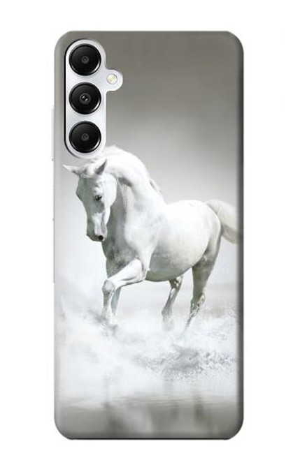 W0932 White Horse Hard Case and Leather Flip Case For Samsung Galaxy A05s