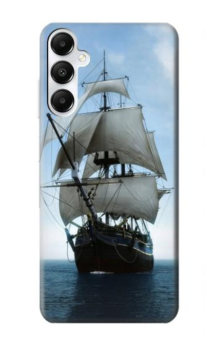 W1096 Sailing Ship in an Ocean Hard Case and Leather Flip Case For Samsung Galaxy A05s