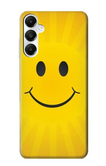 W1146 Yellow Sun Smile Hard Case and Leather Flip Case For Samsung Galaxy A05s