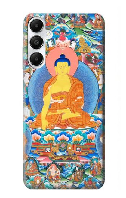 W1256 Buddha Paint Hard Case and Leather Flip Case For Samsung Galaxy A05s