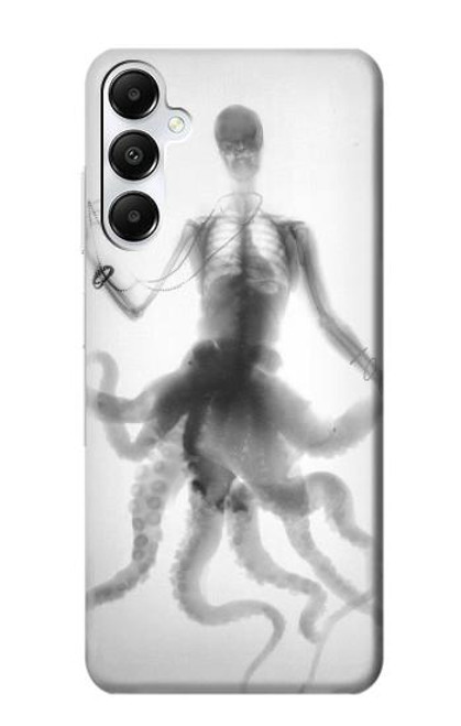 W1432 Skull Octopus X-ray Hard Case and Leather Flip Case For Samsung Galaxy A05s
