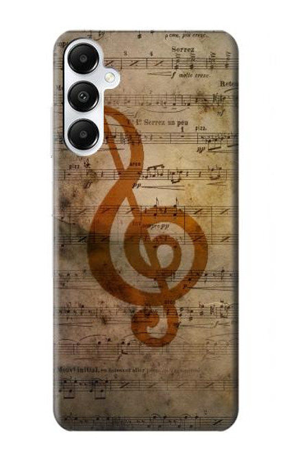 W2368 Sheet Music Notes Hard Case and Leather Flip Case For Samsung Galaxy A05s