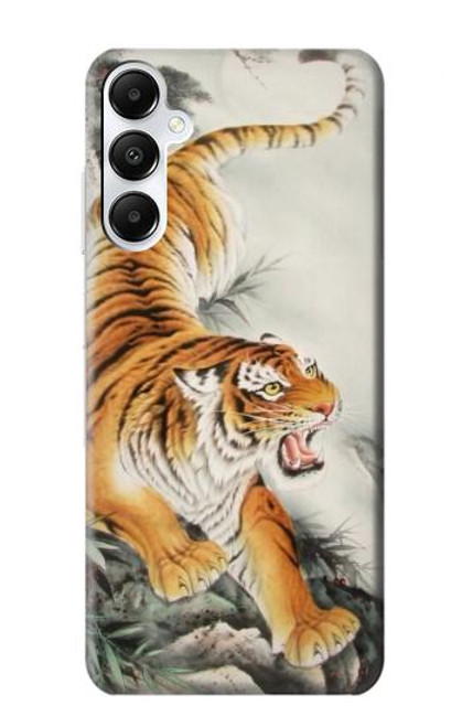 W2751 Chinese Tiger Brush Painting Hard Case and Leather Flip Case For Samsung Galaxy A05s