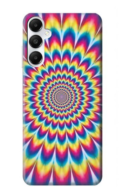 W3162 Colorful Psychedelic Hard Case and Leather Flip Case For Samsung Galaxy A05s