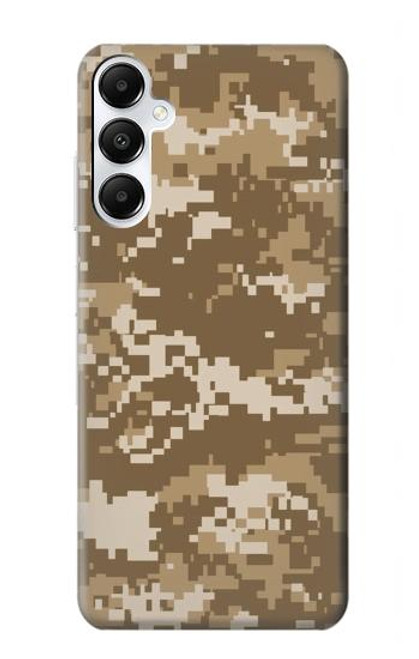 W3294 Army Desert Tan Coyote Camo Camouflage Hard Case and Leather Flip Case For Samsung Galaxy A05s