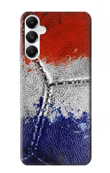 W3304 France Flag Vintage Football Graphic Hard Case and Leather Flip Case For Samsung Galaxy A05s