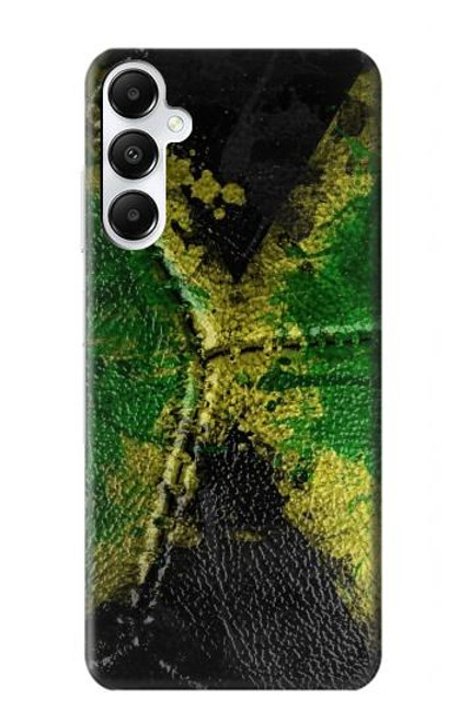 W3319 Jamaica Flag Vintage Football Graphic Hard Case and Leather Flip Case For Samsung Galaxy A05s