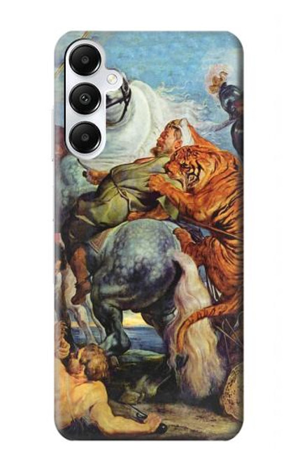 W3331 Peter Paul Rubens Tiger und Lowenjagd Hard Case and Leather Flip Case For Samsung Galaxy A05s