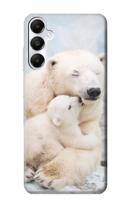 W3373 Polar Bear Hug Family Hard Case and Leather Flip Case For Samsung Galaxy A05s