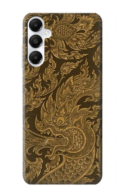 W3382 Thai Art Naga Hard Case and Leather Flip Case For Samsung Galaxy A05s