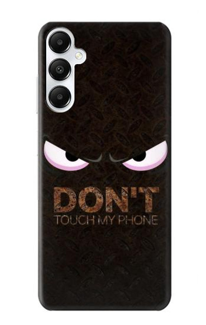 W3412 Do Not Touch My Phone Hard Case and Leather Flip Case For Samsung Galaxy A05s