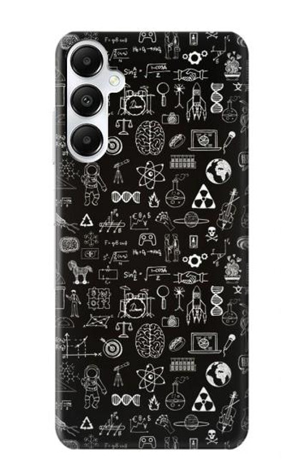 W3426 Blackboard Science Hard Case and Leather Flip Case For Samsung Galaxy A05s