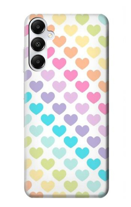 W3499 Colorful Heart Pattern Hard Case and Leather Flip Case For Samsung Galaxy A05s