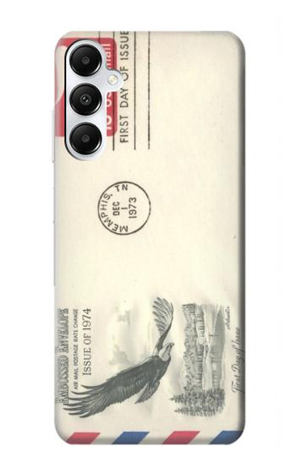 W3551 Vintage Airmail Envelope Art Hard Case and Leather Flip Case For Samsung Galaxy A05s