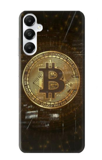 W3798 Cryptocurrency Bitcoin Hard Case and Leather Flip Case For Samsung Galaxy A05s