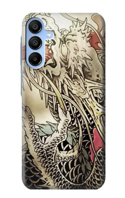 W0122 Yakuza Tattoo Hard Case and Leather Flip Case For Samsung Galaxy A15 5G