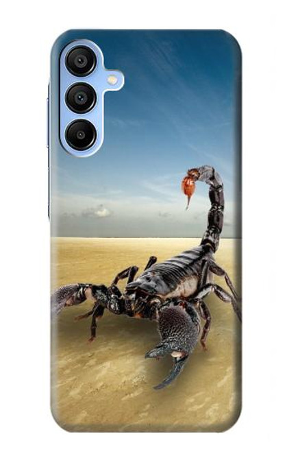 W0150 Desert Scorpion Hard Case and Leather Flip Case For Samsung Galaxy A15 5G