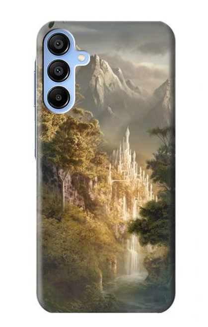 W0408 Fantasy Art Hard Case and Leather Flip Case For Samsung Galaxy A15 5G