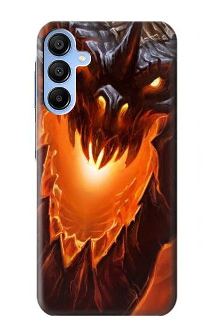 W0414 Fire Dragon Hard Case and Leather Flip Case For Samsung Galaxy A15 5G